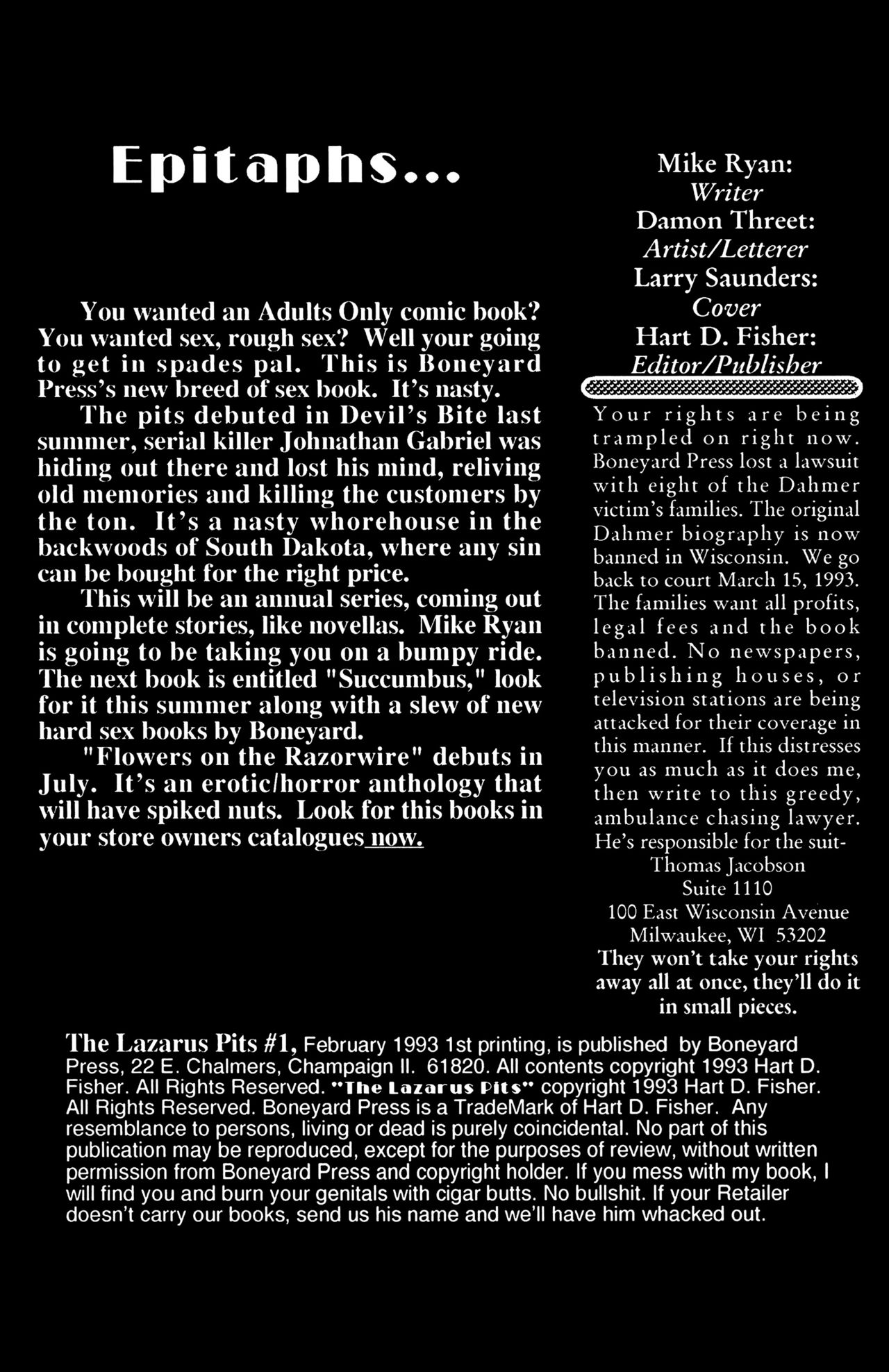 The Lazarus Pits:The Casket Girl page 2 full