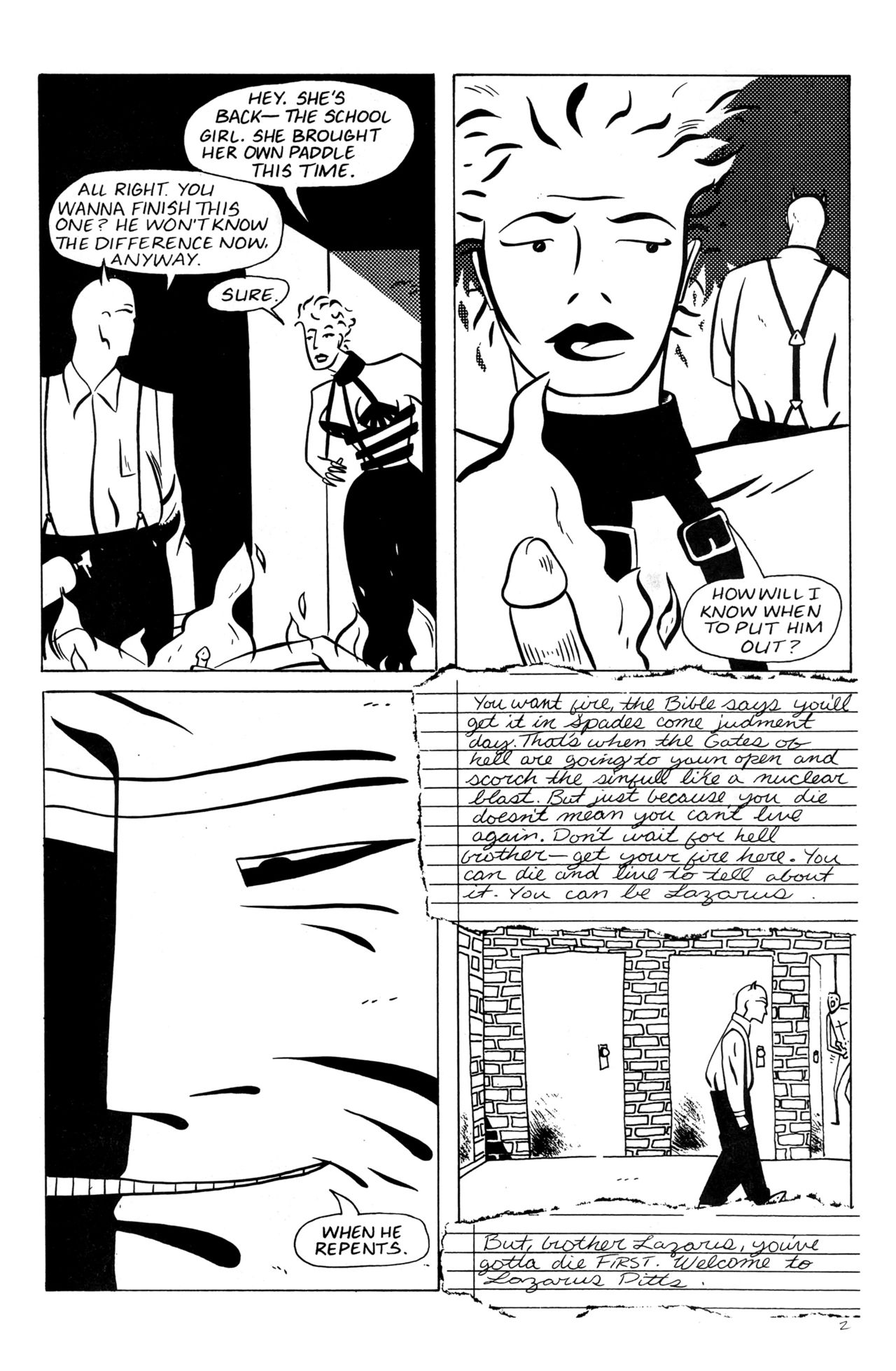 The Lazarus Pits:The Casket Girl page 4 full
