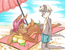 Jane at the Beach