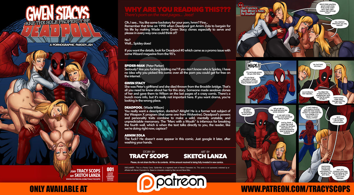 Gwen Stacys are the sole property of: Deadpool page 2 full