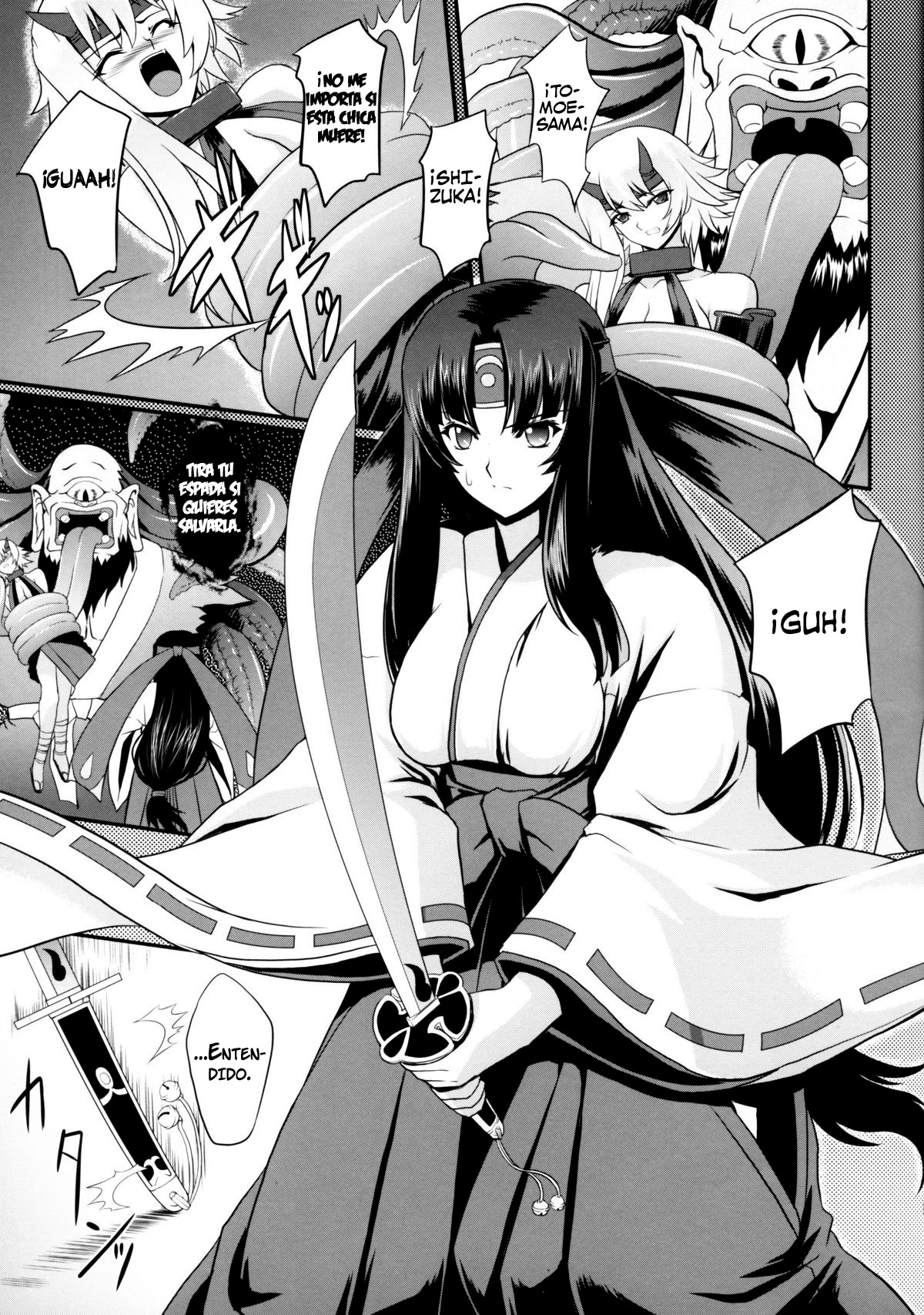 Musha Miko Dajoku Emaki | La caída de la sacerdotisa guerrera   =Vile= page 4 full