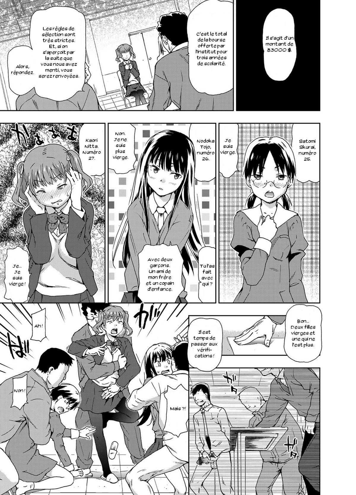 JC Shuudan Rape Mensetsu! Shiritsu Ryoujoku Joshikou | Middle School Group Rape Interview! Private Rape School page 3 full