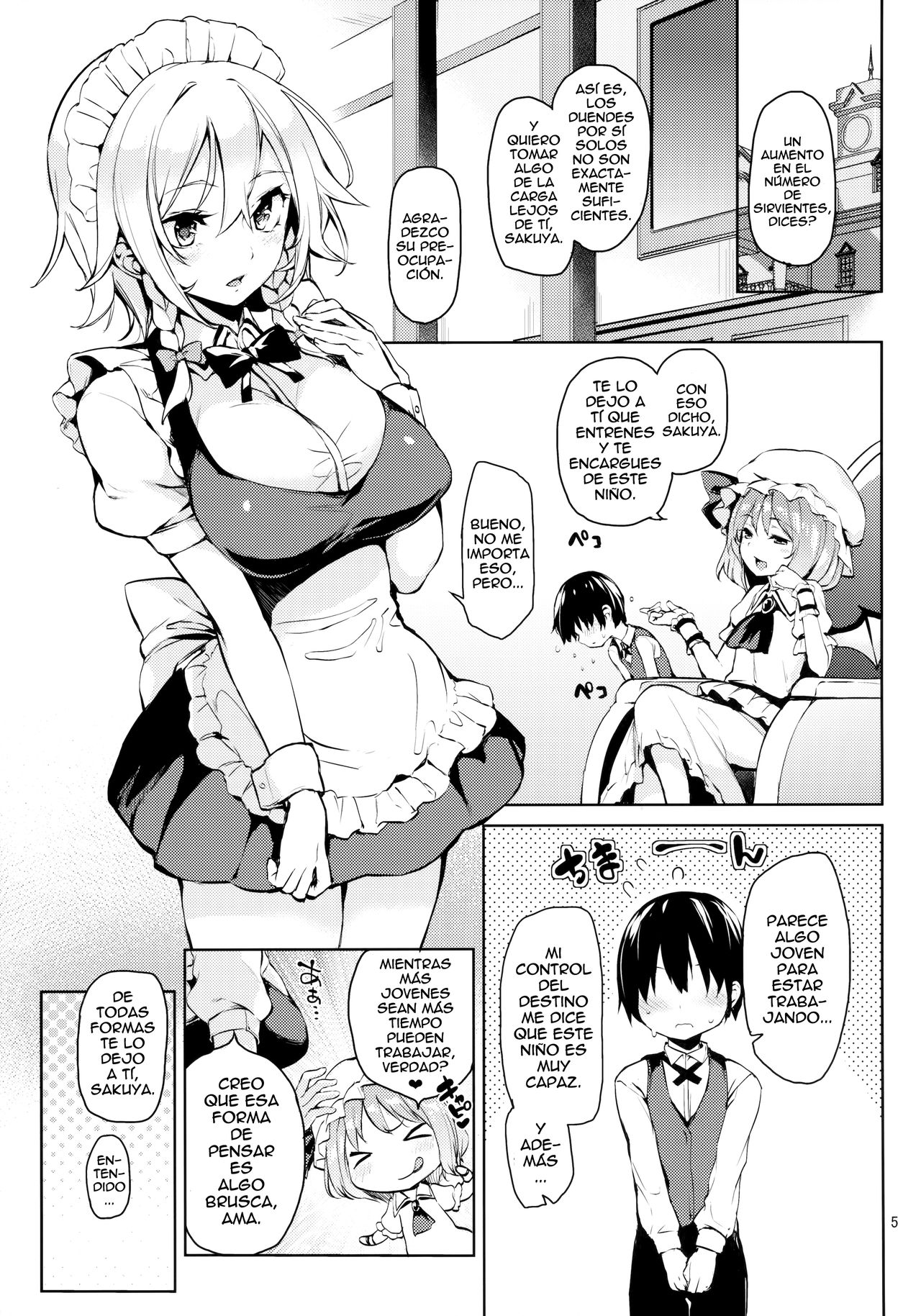 Shasei Kanri Shite Kudasai Sakuya-san! | Házte Cargo de mis Eyaculaciones Por Favor, Sakuya-san! page 5 full