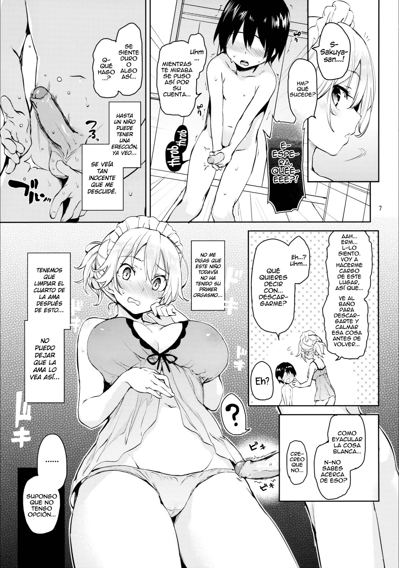 Shasei Kanri Shite Kudasai Sakuya-san! | Házte Cargo de mis Eyaculaciones Por Favor, Sakuya-san! page 7 full