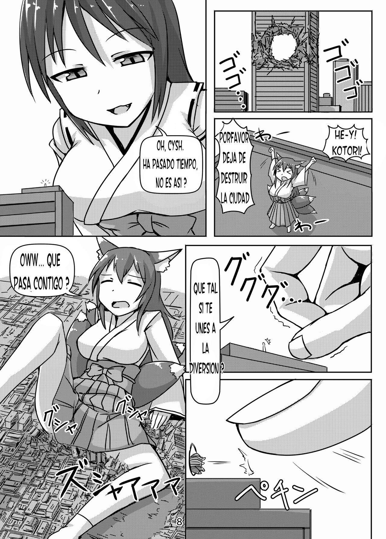 Kyogitsune no Taikutsu | El Aburrimiento De Las Zorras Gigantes page 7 full