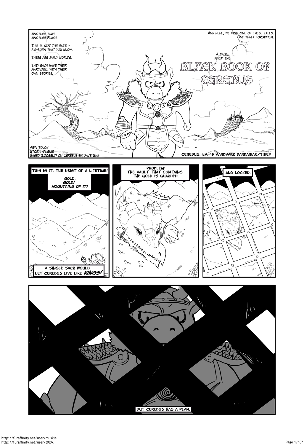The Black Book of Cerebus page 1 full