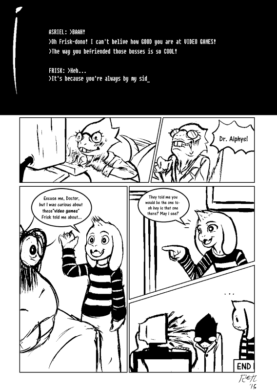 Short Undertale comic page 3 full