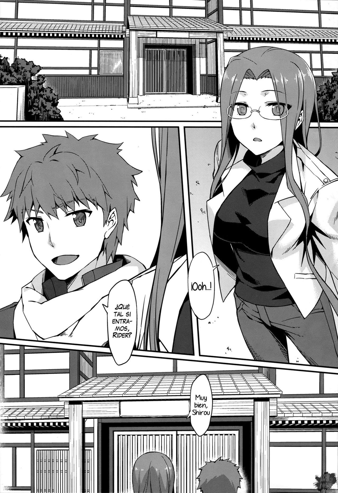 Rider-san to Onsen Yado. | En la Posada de Aguas Termales con Rider page 2 full