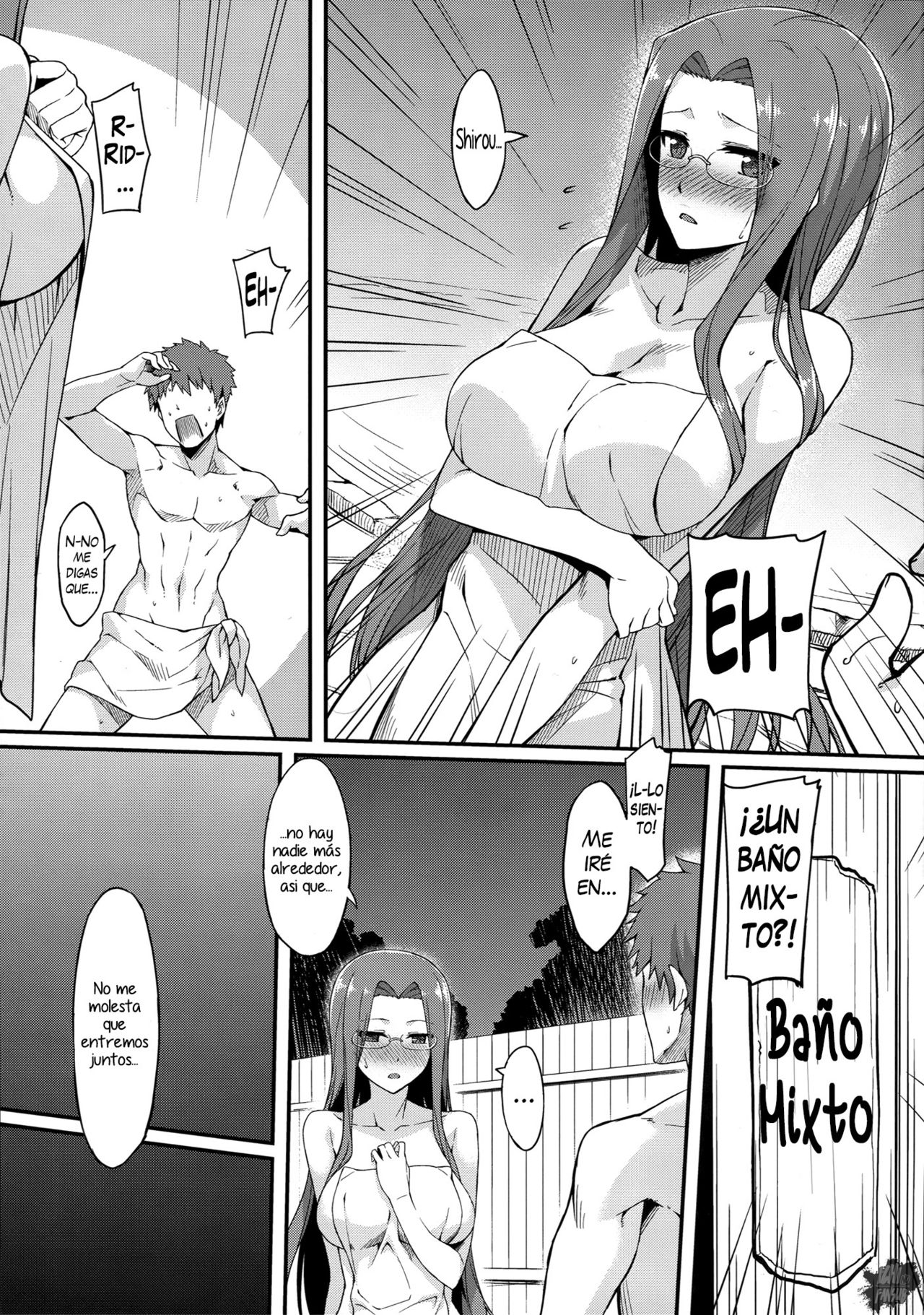 Rider-san to Onsen Yado. | En la Posada de Aguas Termales con Rider page 6 full