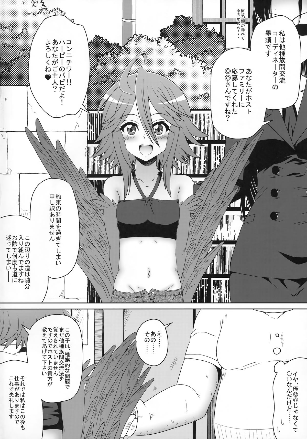 Harpy ga Tonari ni Iru Nichijou page 3 full