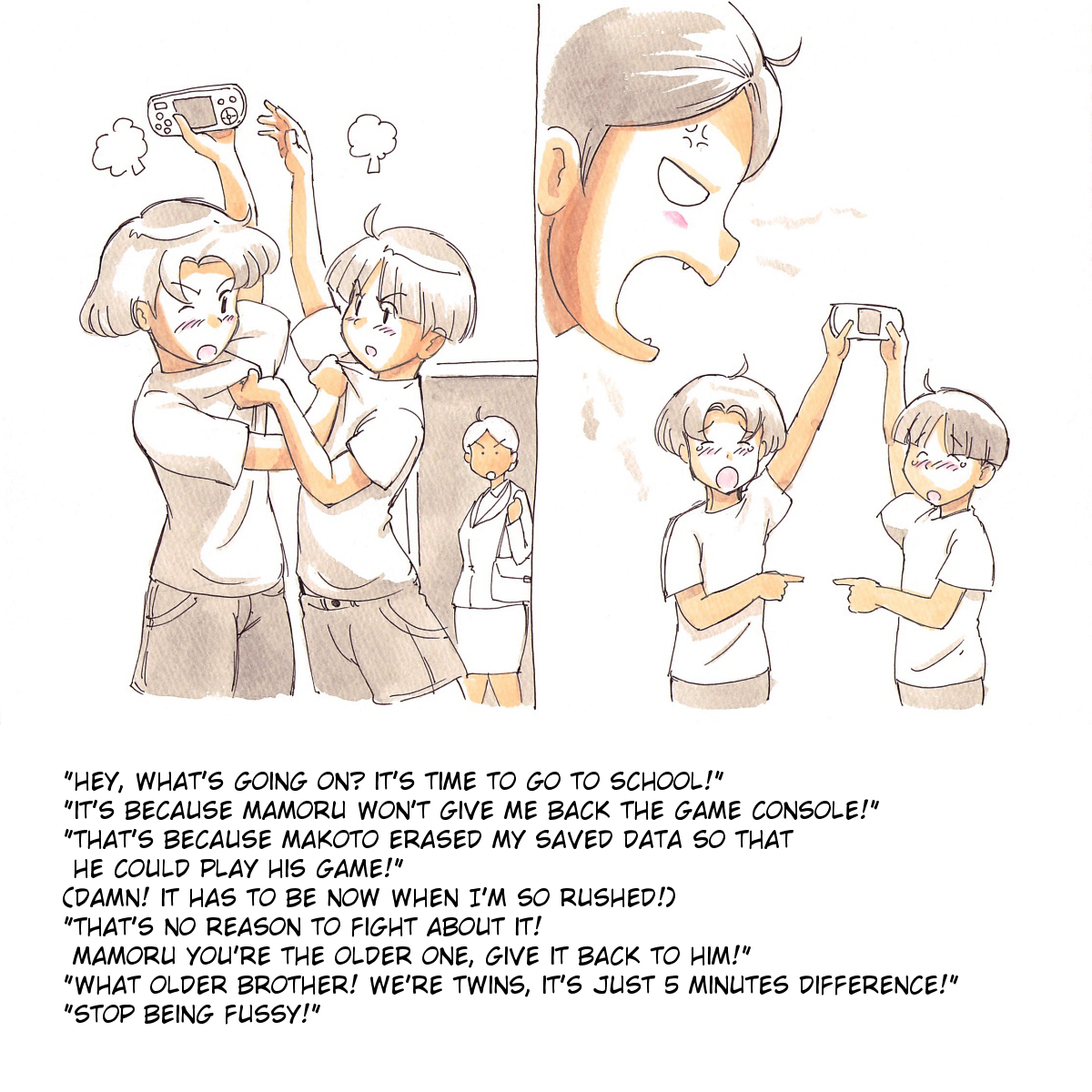 Mama Shot-ime Kyoudai Hen | Brothers page 7 full