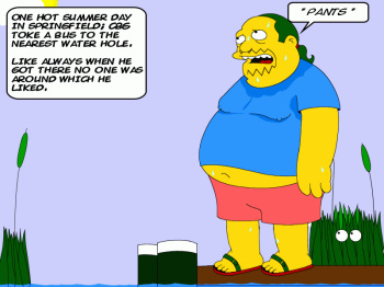 Comic Book Guy and Chief Wiggum cover