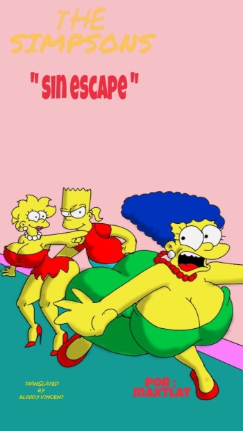 The Simpsons " Sin Escape " cover