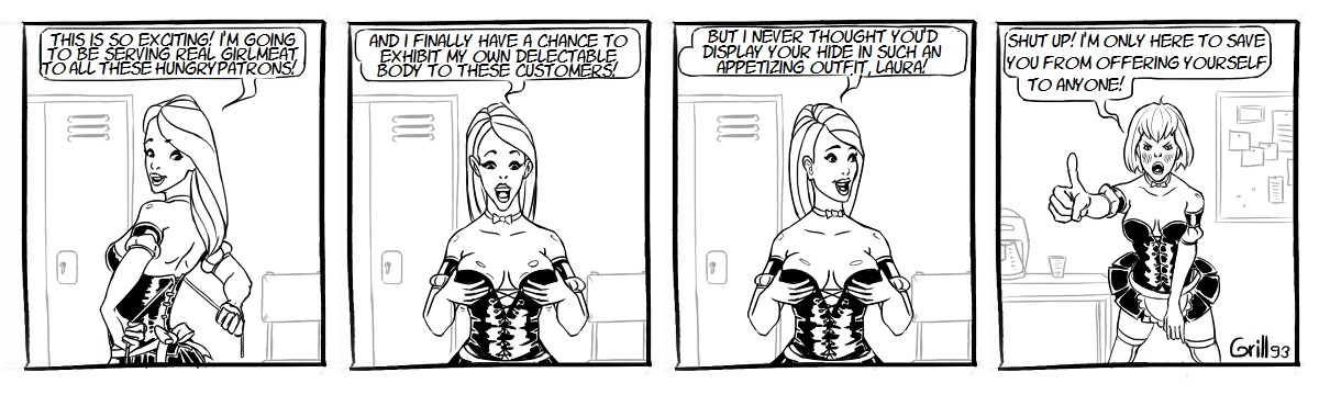 Meat Girls Ch. 3  DANGEROUS DESIRE page 6 full