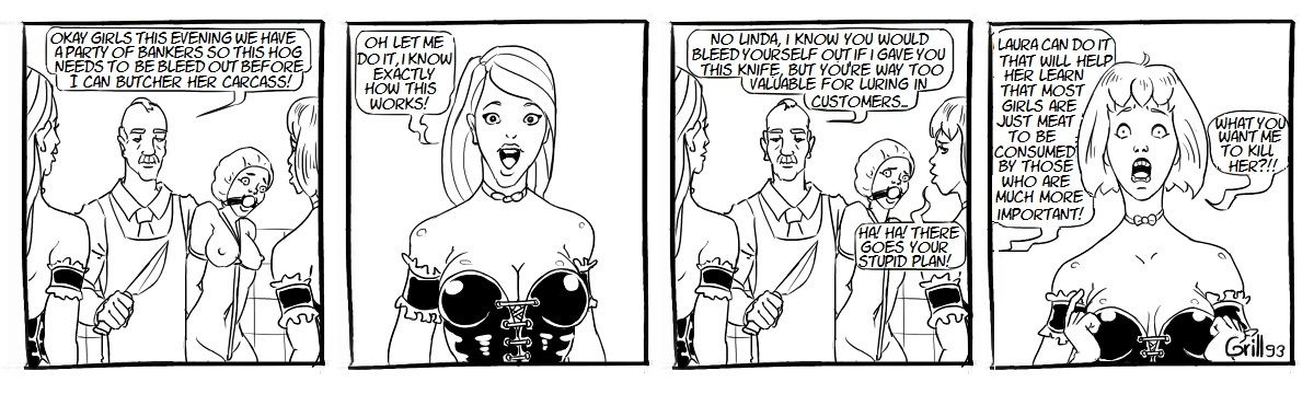 Meat Girls Ch. 3  DANGEROUS DESIRE page 8 full