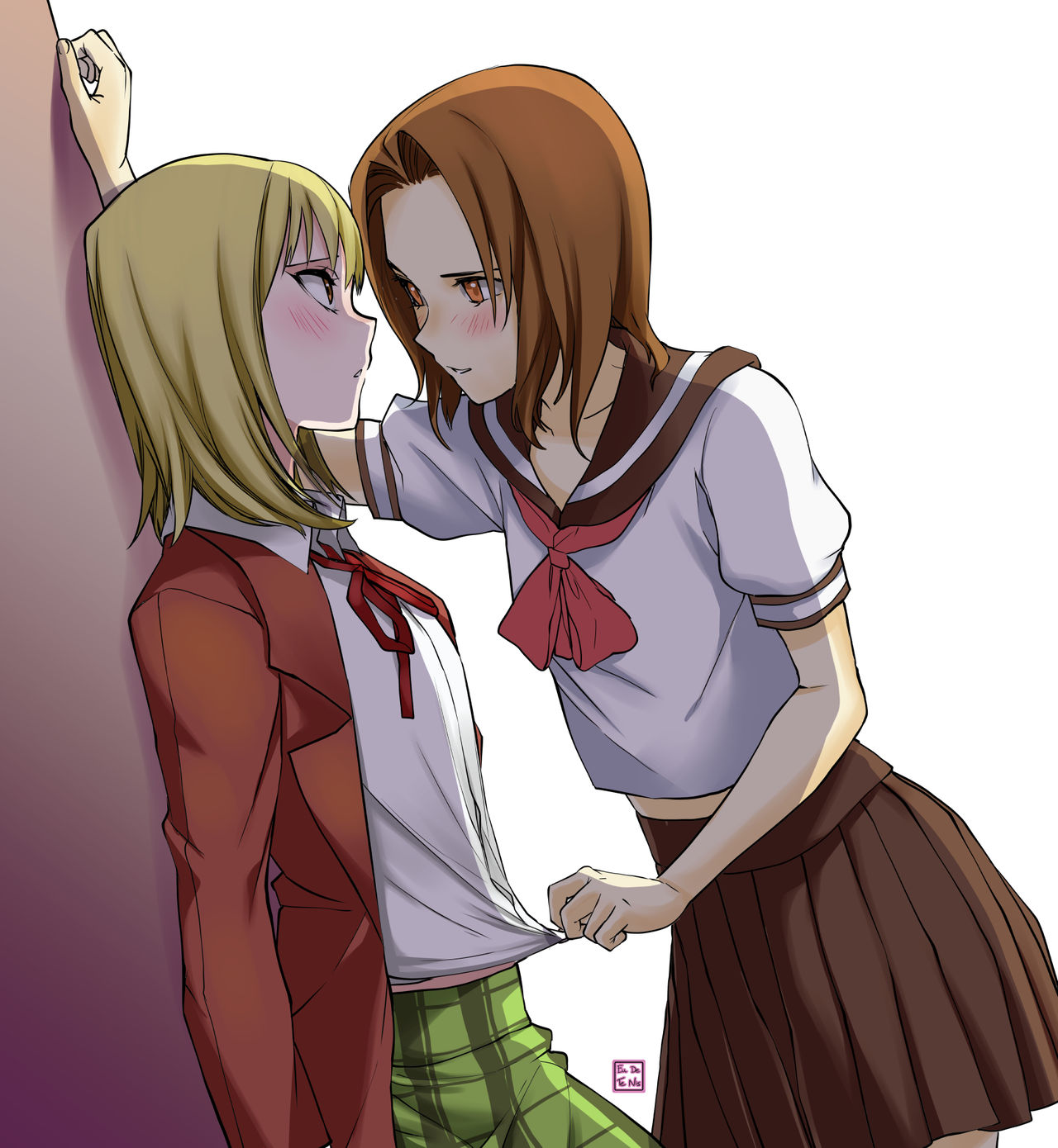 Megumi x Yuna commissions page 1 full