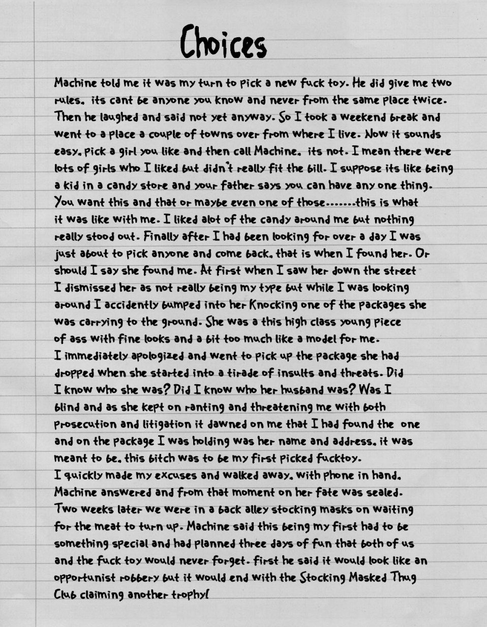 The stocking mask thug club page 9 full