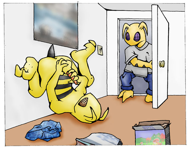 Bee Interruption page 1 full