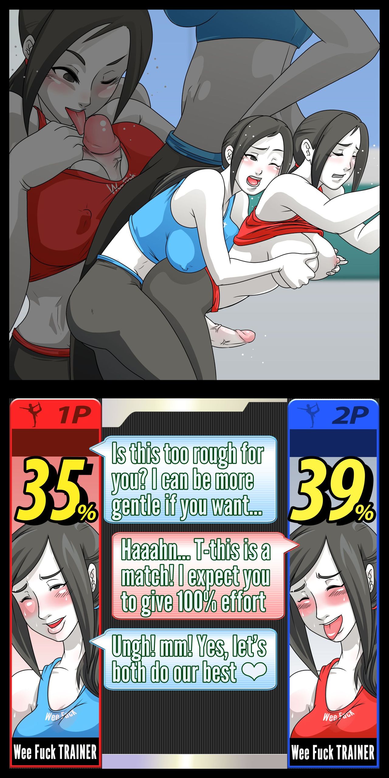 Super Sexual Battle Mirror Match page 8 full