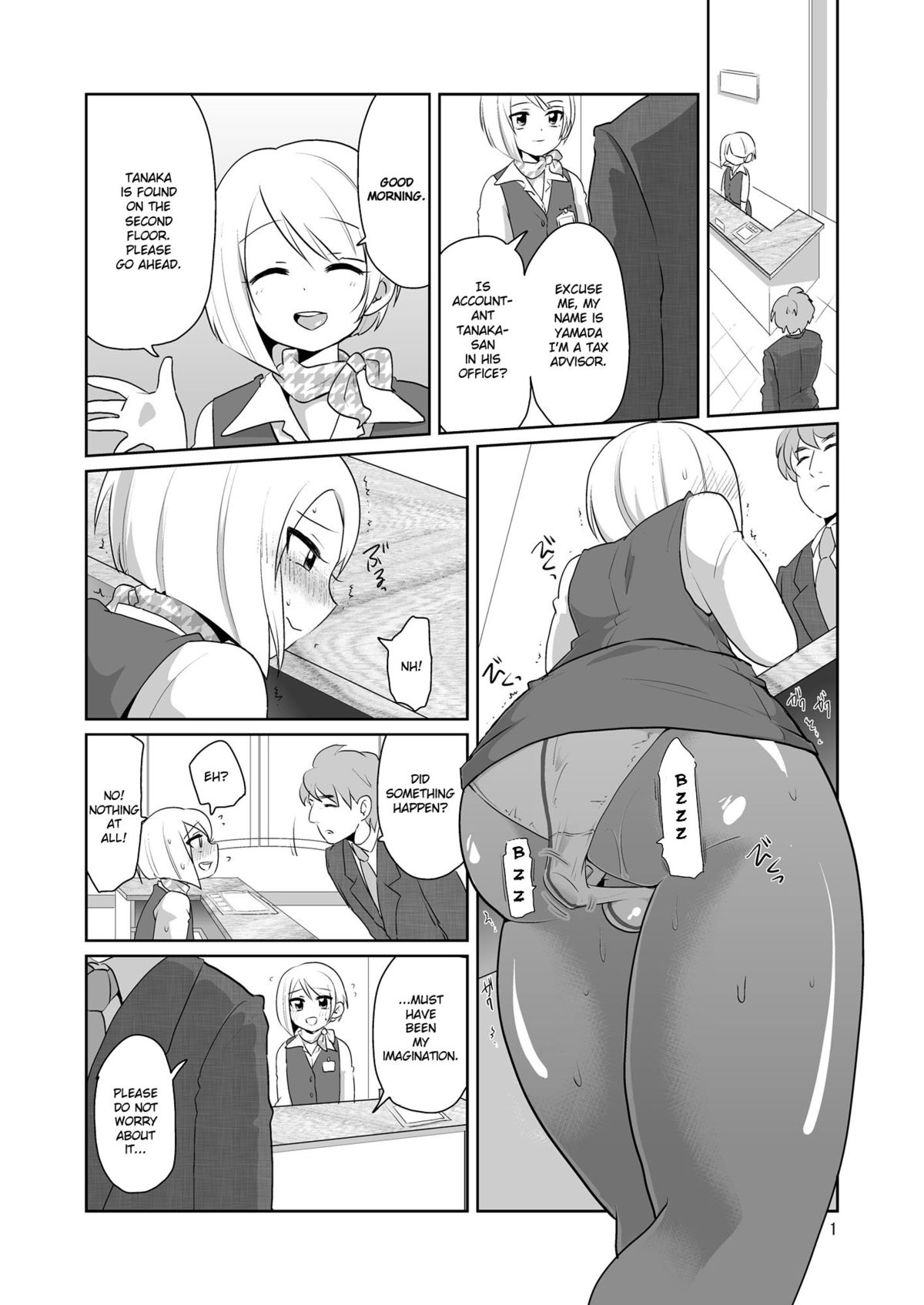 Dosukebe Uketsukejou ♂ | Super Pervy Receptionist ♂ page 2 full