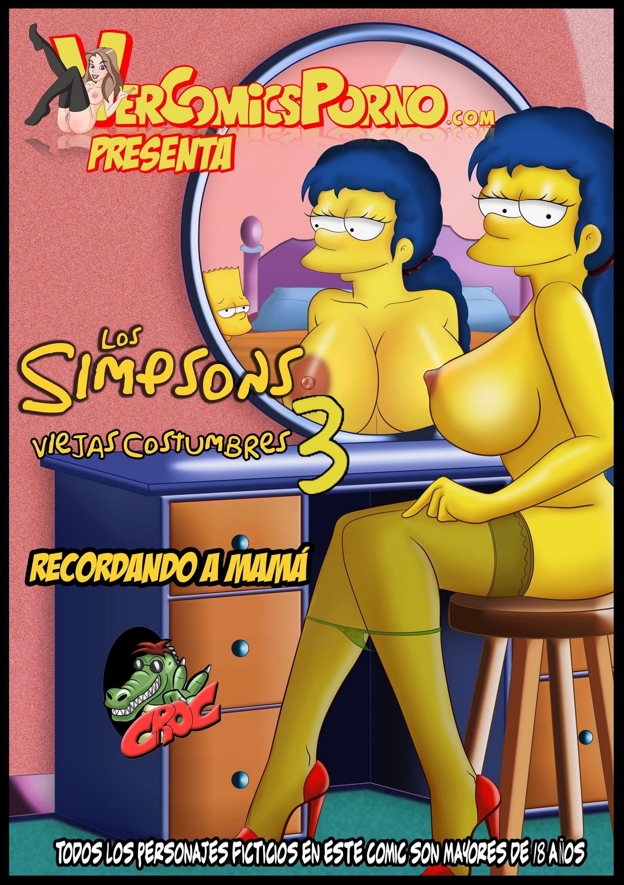 The Simpsons: Old Habits 3 - Remembering Mom page 1 full