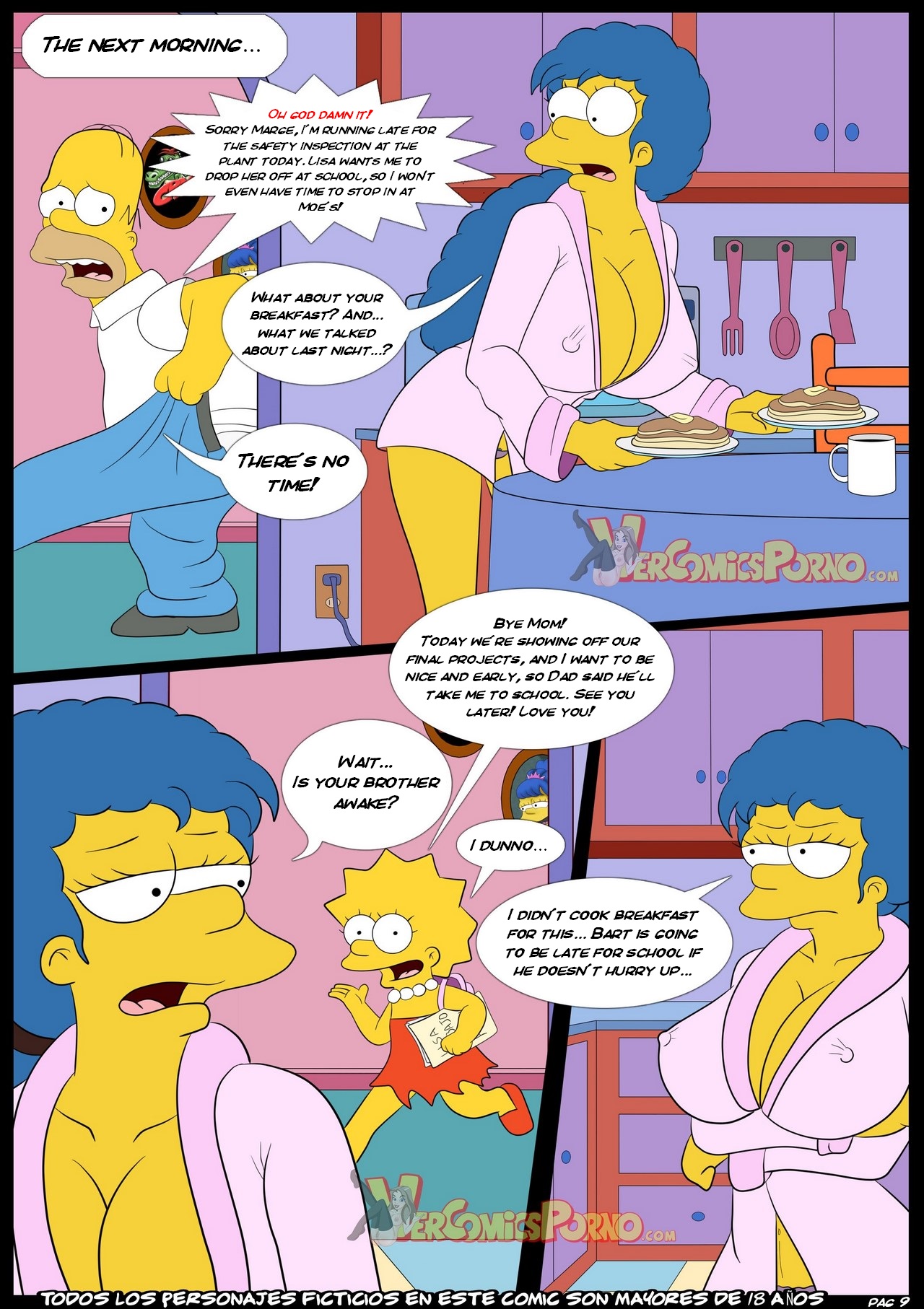 The Simpsons: Old Habits 3 - Remembering Mom page 10 full