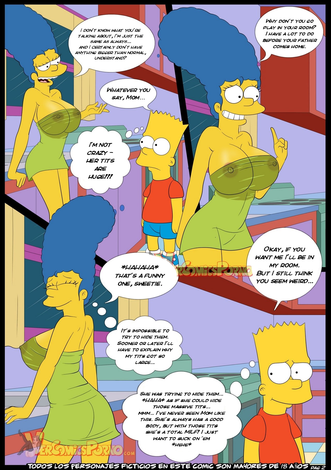 The Simpsons: Old Habits 3 - Remembering Mom page 3 full