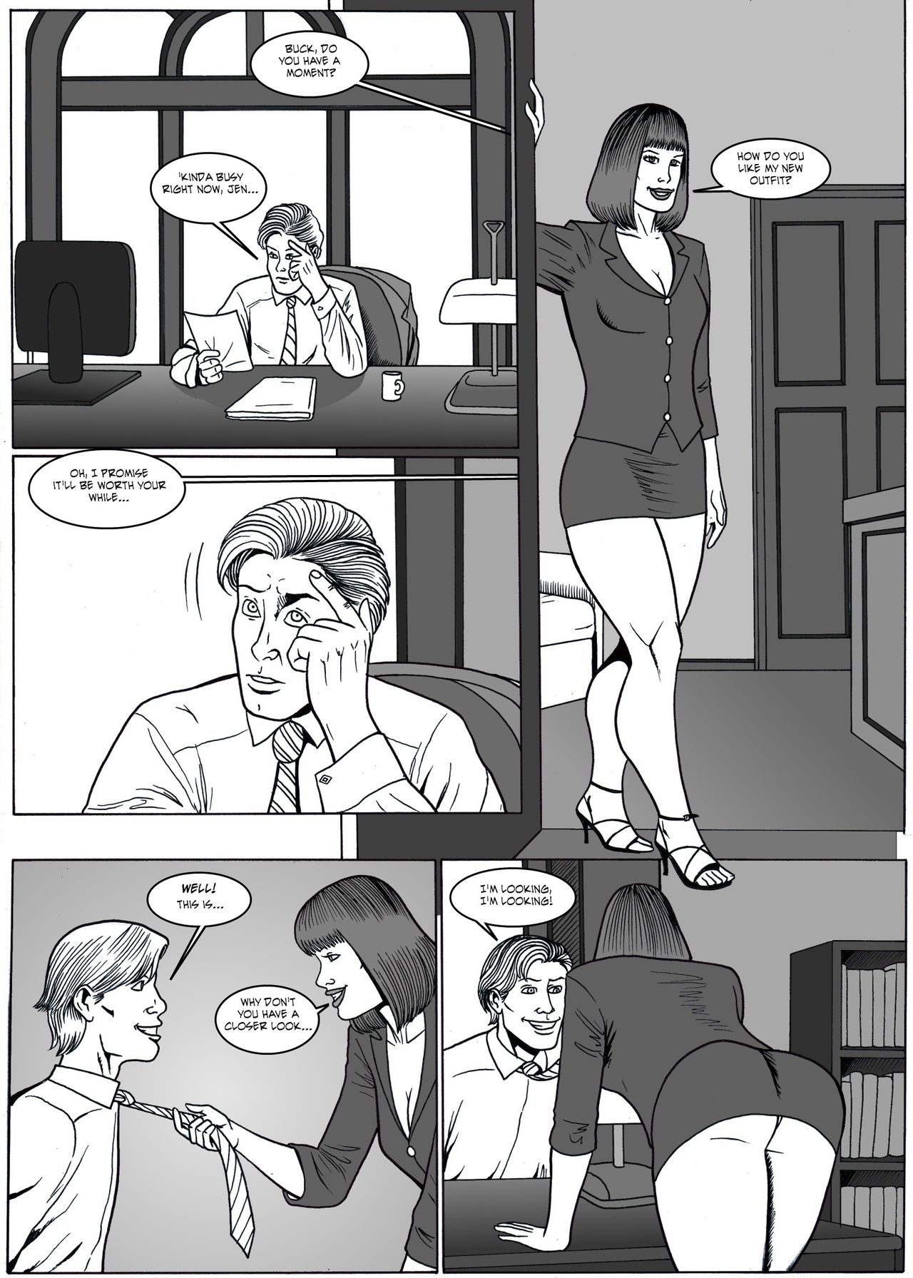 Sexy She-Hulk page 1 full