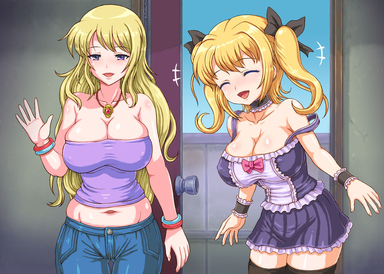 Kinpatsu Kyonyuu Musume to Bakunyuu Haha o Tenazuke Oyakodon o Ajiwau Dokushin Yarou page 10 full