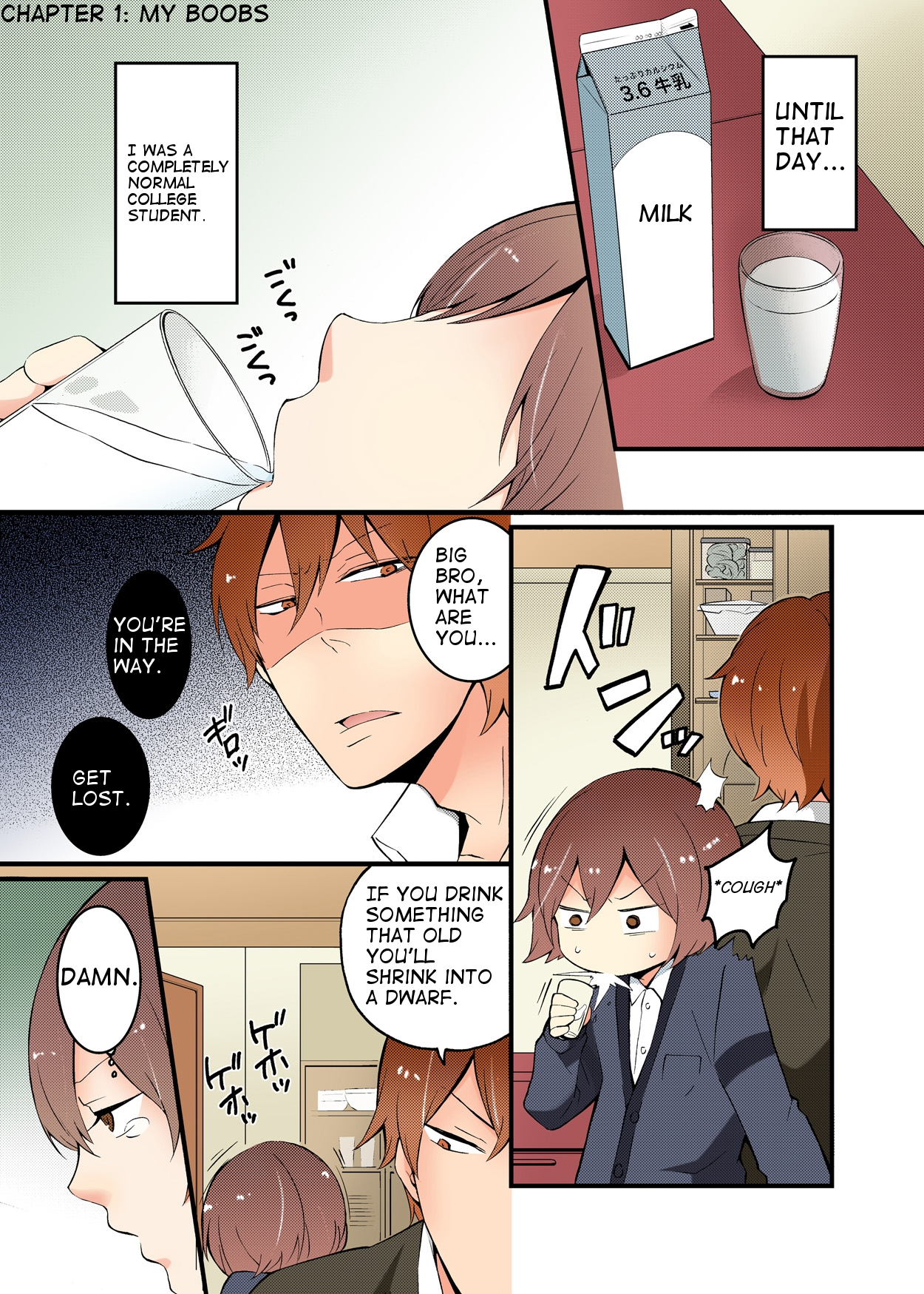 Totsuon! ~Totsuzen Onnanonko Ni Natta No De, Ore No Oppai Monde Mimasen Ka? | Totsuon! Since I Suddenly Became A Girl, Won't You Fondle My Boobs? Ch. 1-6 page 3 full