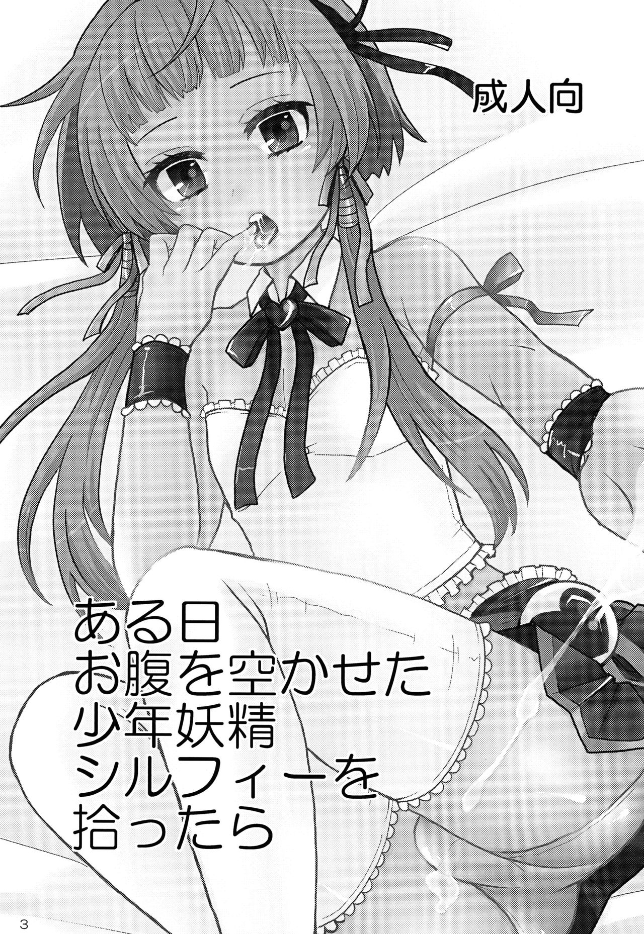 Aruhi Onaka o Sukaseta Shounen Yousei Sylphie o Hirottara page 3 full