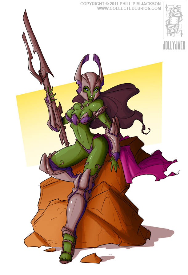 Green Skinned Beauties page 2 full