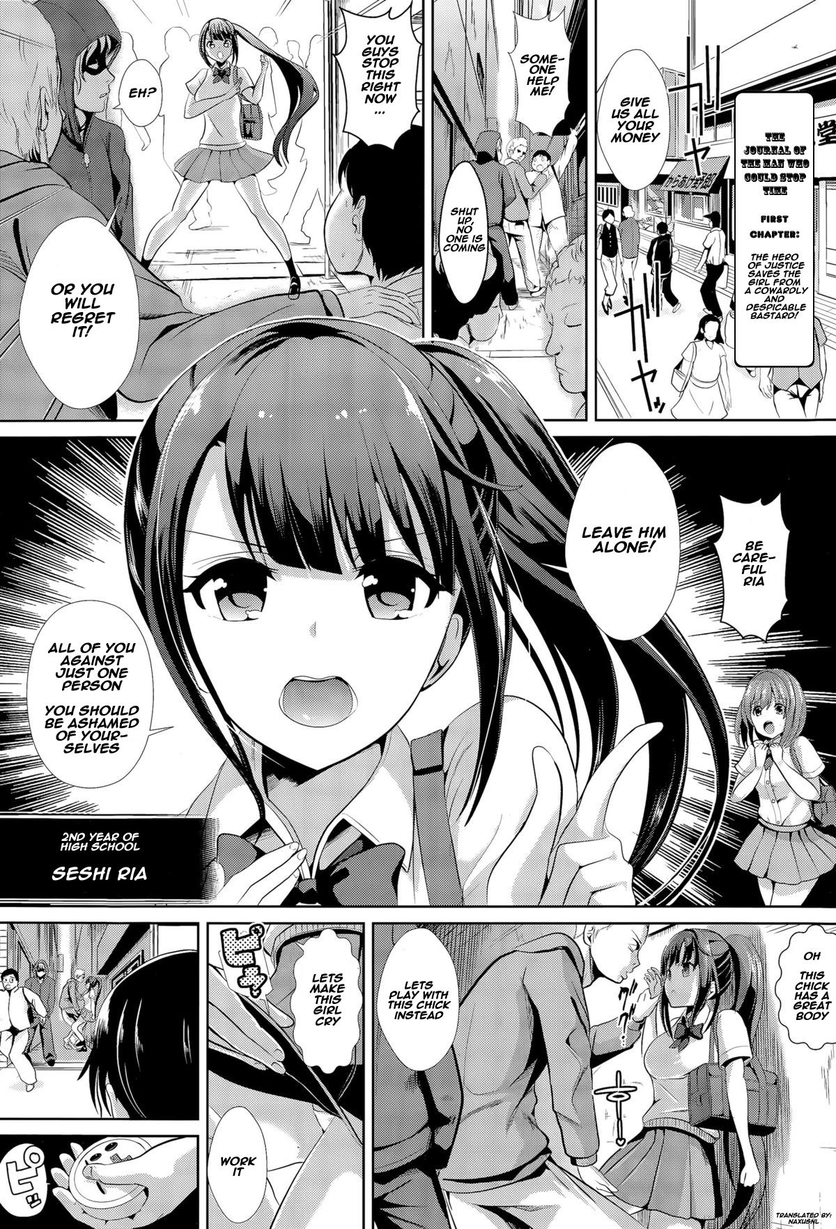 Jikan Teishi no Otoko | The journal of the man who could stop time page 1 full