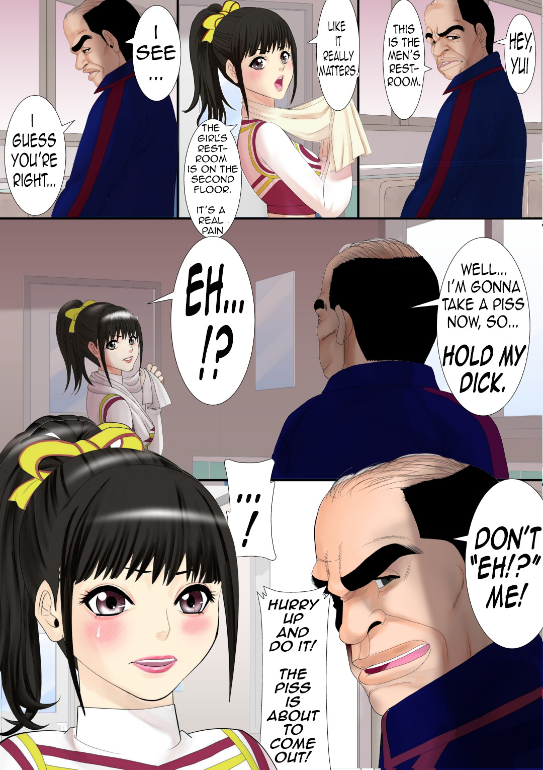 Picchipichi jk Cheergirl o Ossan-tachi no Seidorei ni Suru Houhou page 7 full