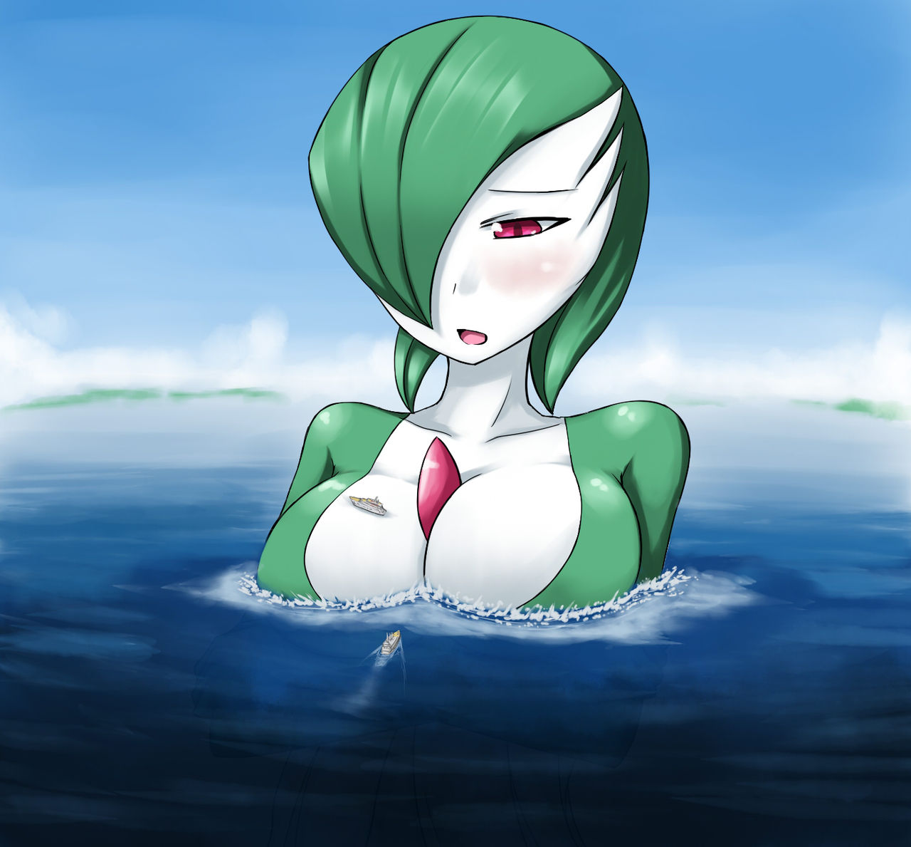 Ochiko's Gardevoir Giantess page 4 full