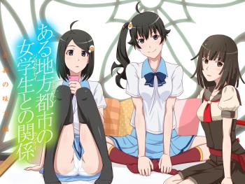 Aru Chihoutoshi no Jogakusei to no Kankei - Seigi no Mikata Hen cover