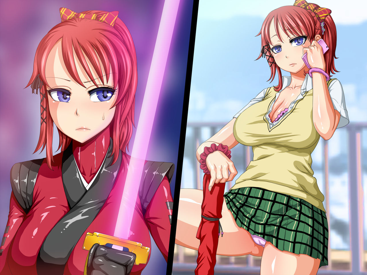 Kyonyuu Sentai Sangyarukan Red Akuochi Hen page 3 full