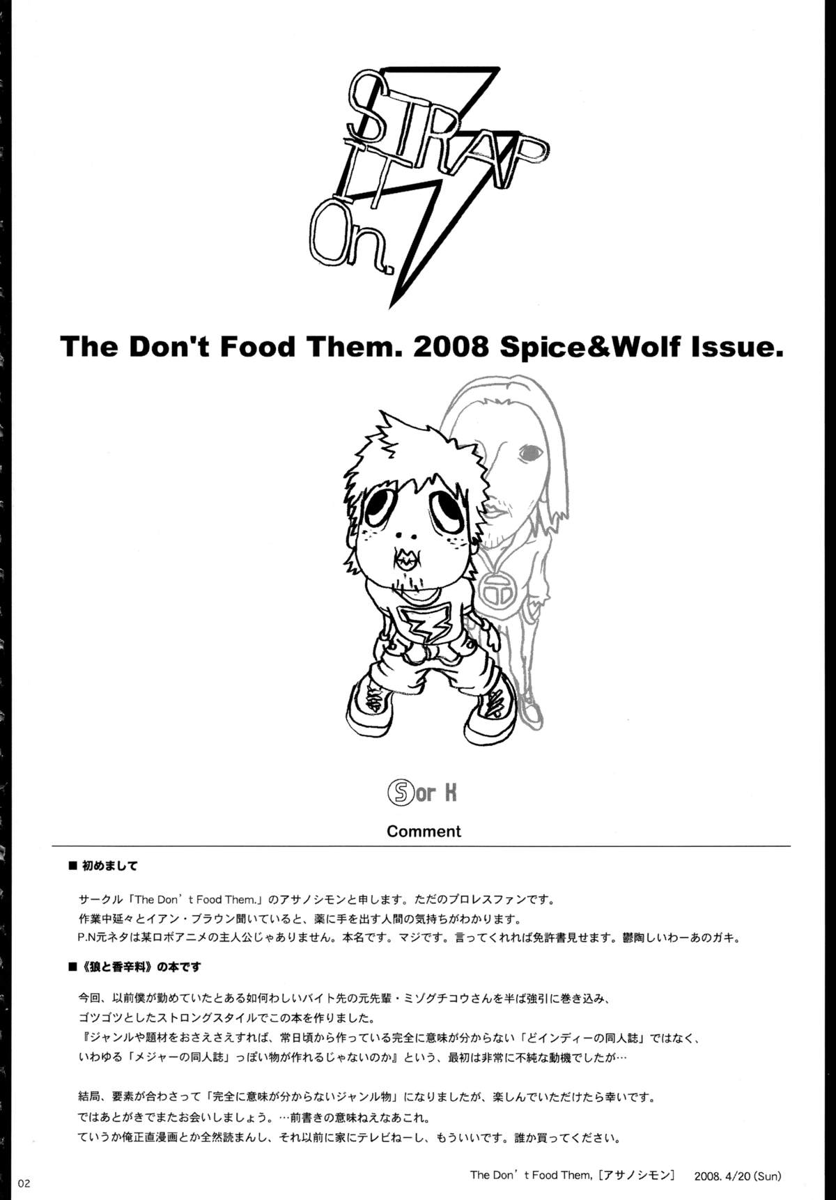 THE DON'T FOOD THEM. STRAP IT ON. page 4 full