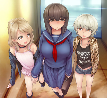 Gal Shota to Jimi Kyonyuu JK cover