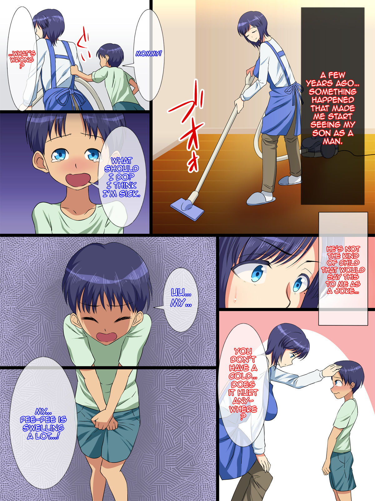 Hahabote! Dougan Kyonyuu Okaasan ga Musuko ni Haramasarete Shiawase ni Naru Hanashi page 10 full
