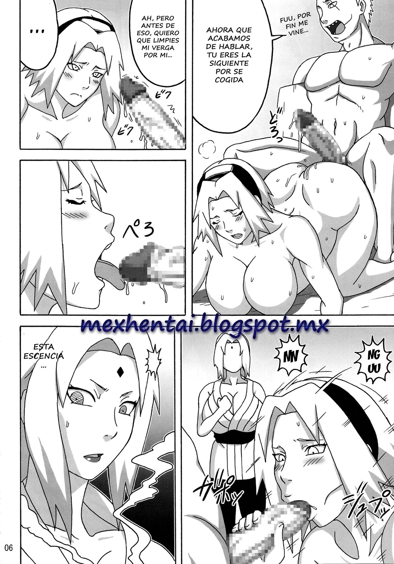 Tsunade no In Kangoku R - Chichikage Tanetsukeden | Tsunade's Lewd Prison 3 page 7 full