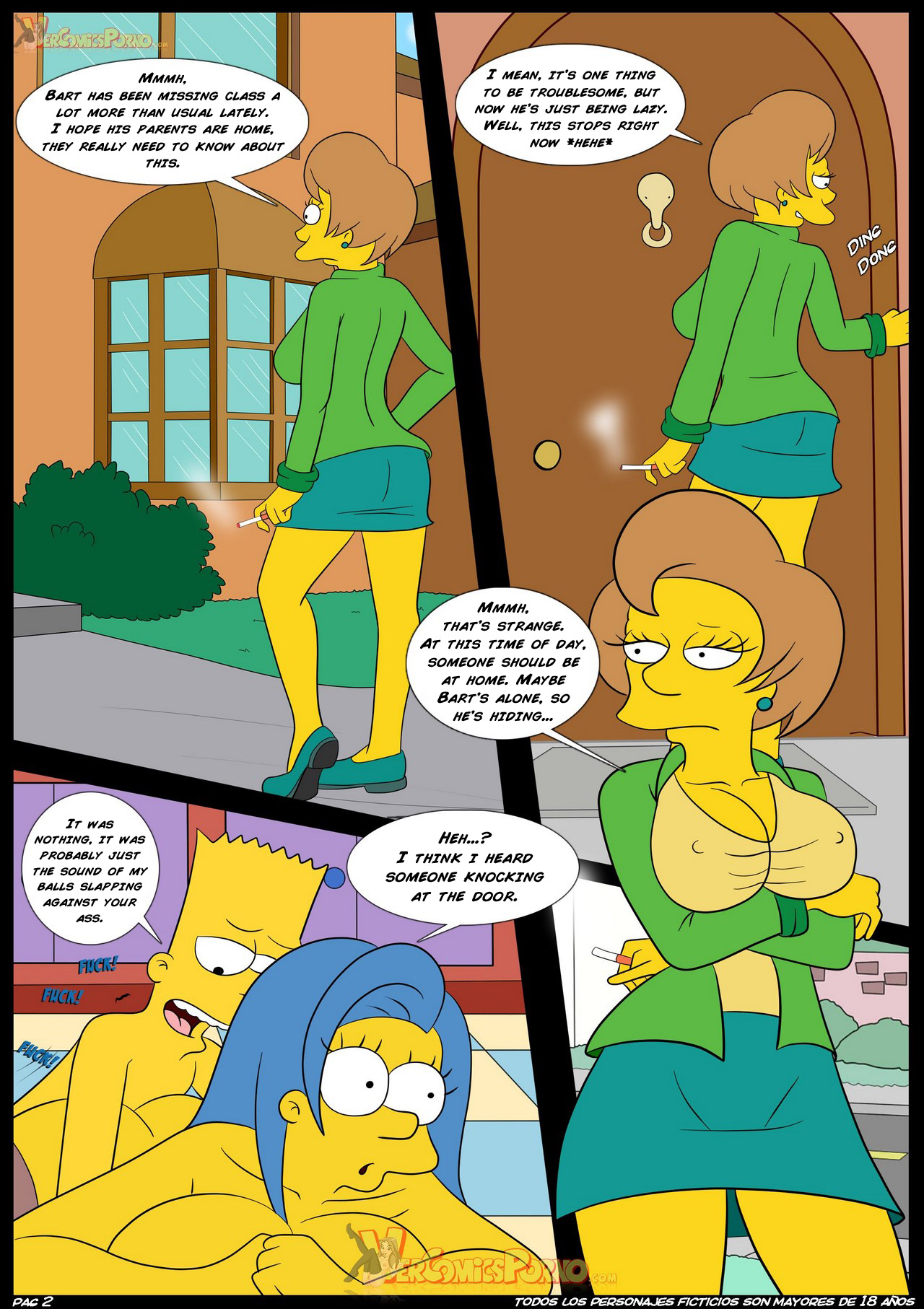 The Simpsons: Old Habits 4 - An Unexpected Visit page 3 full