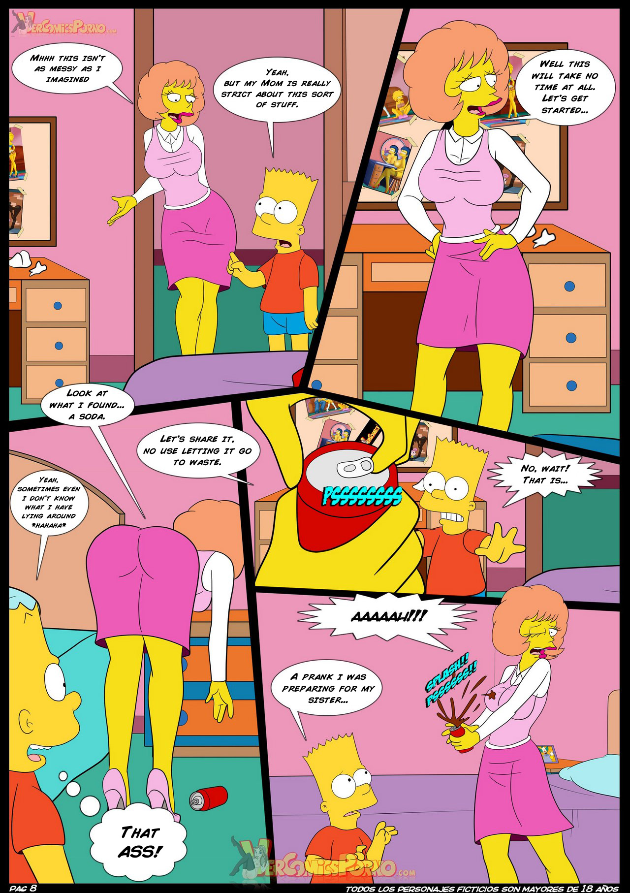 The Simpsons: Old Habits 4 - An Unexpected Visit page 9 full
