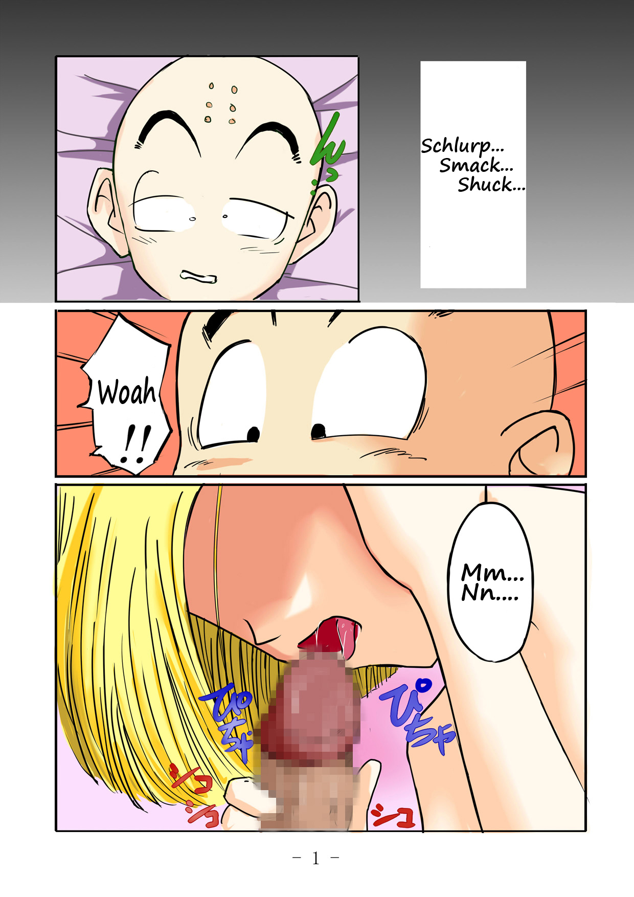 Sourou Krillin Renzoku Shasei Kyousei Ninshin | Quick-Shot Krillin Won't Stop Cumming Till She's Pregnant page 2 full