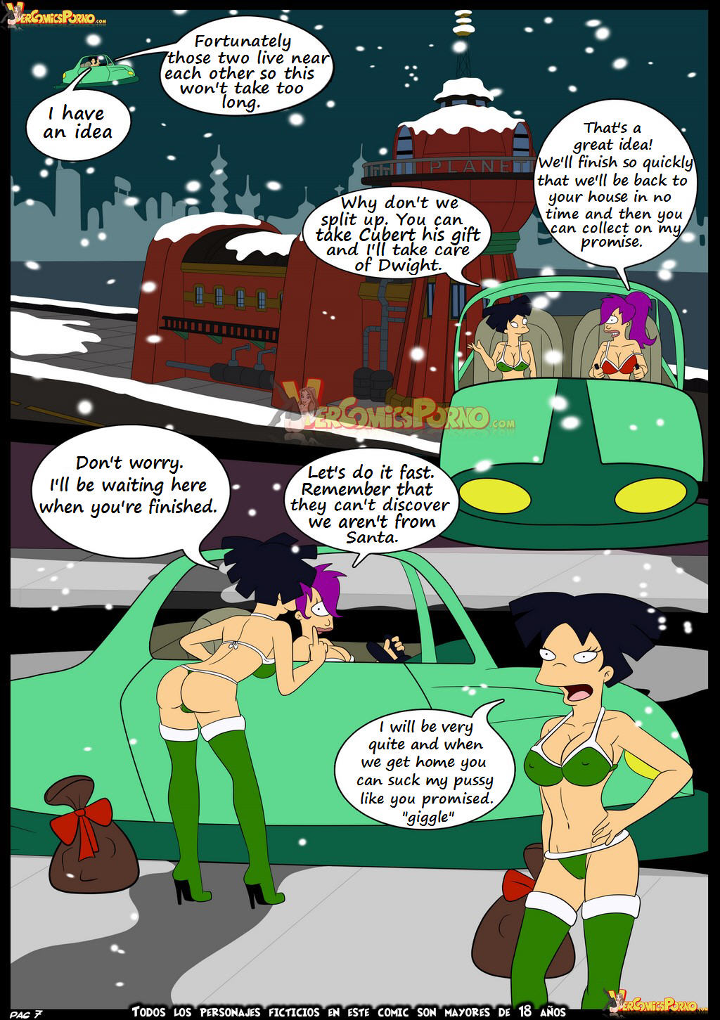 Futurama Christmas delivery page 8 full