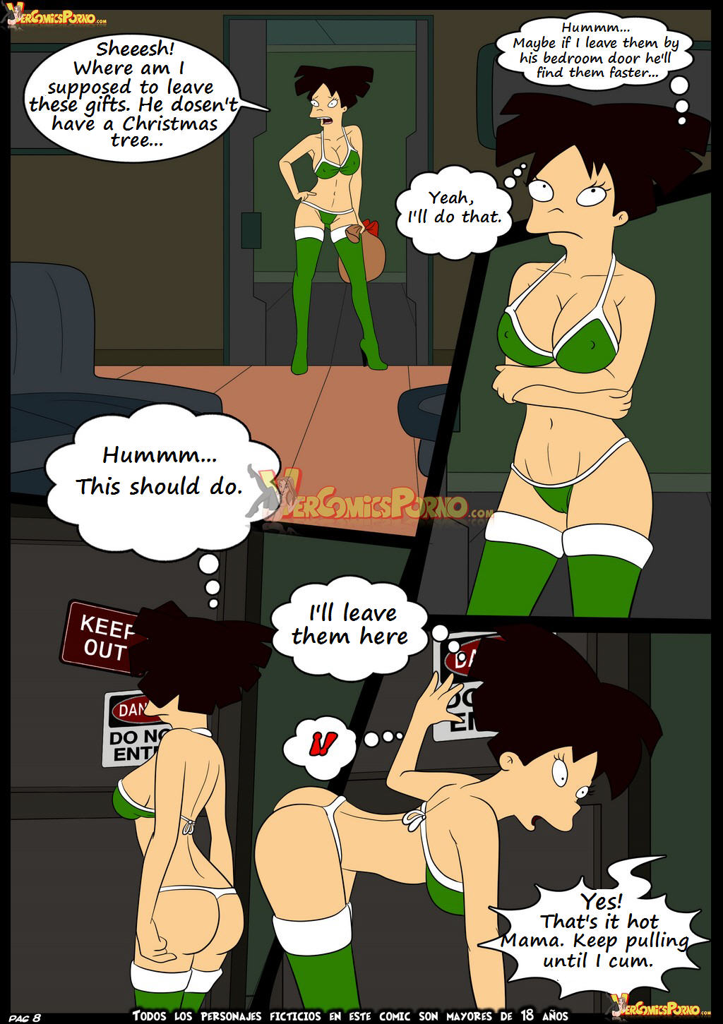 Futurama Christmas delivery page 9 full