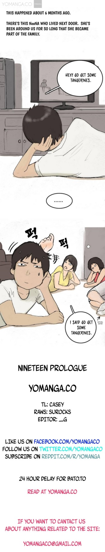 Nineteen Ch.1-16 cover