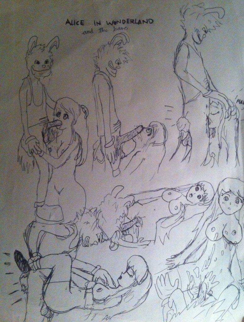 Alice in Wonderland &amp; the hare page 2 full