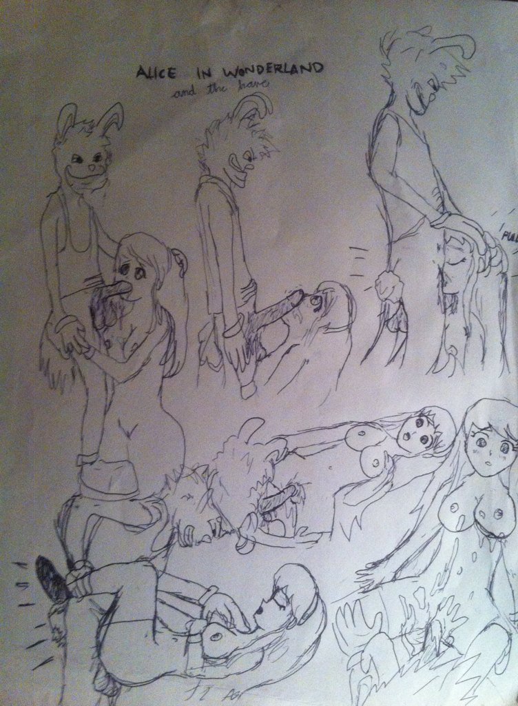 Alice in Wonderland &amp; the hare page 6 full