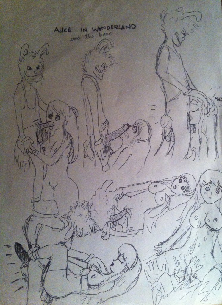 Alice in Wonderland &amp; the hare page 7 full
